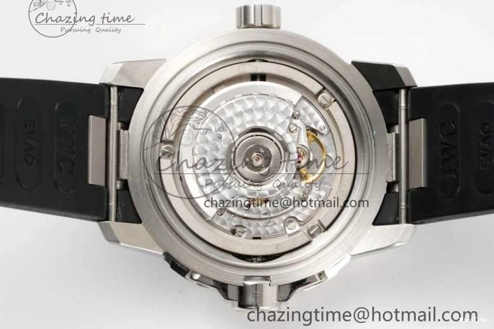 MIROTIME 0403 Aquatimer SS IW3290 RSF 1:1 Best Edition Blue Dial on Black Rubber Strap A Fashionable 7074